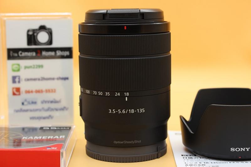 ขาย Lens Sony E-mount 18-135mm F/3.5-5.6 oss สภาพสวยใหม่ ประกันศูนย์ถึง 20-09-19 ไร้ฝ้า รา ตัวหนังสือคมชัด ผิวยังสาก ใช้งานน้อย แถมFilter  อุปกรณ์และรายละเ
